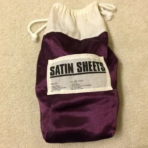 Urban Outfitters Satin Sheets Set Twin XL